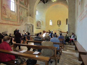 Vescovio - in chiesa